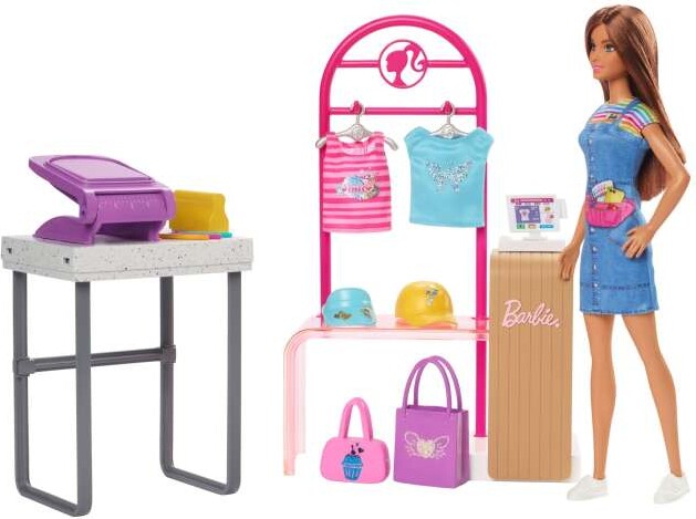 Billede af Barbie - Make And Sell Boutique- Legesæt Med Barbie Dukke