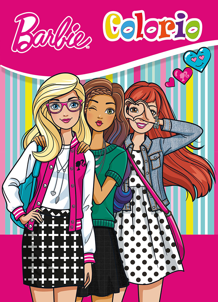 Billede af Barbie Malebog Med 32 Sider - Diverse - Bog