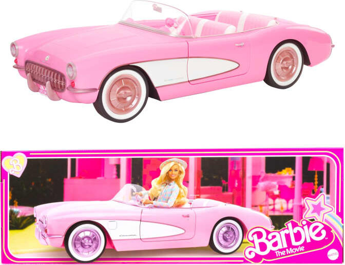 Billede af Barbie Bil - Pink Corvette - Barbie The Movie