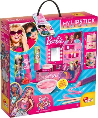 Barbie - Lav Selv Læbestift Der Skifter Farve - Color Change