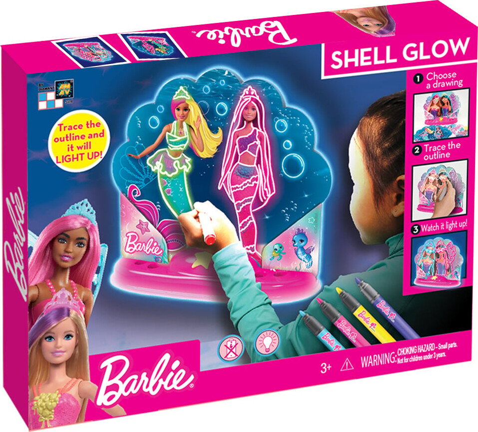 Barbie - Natlampe Dekoration - Shell Glow