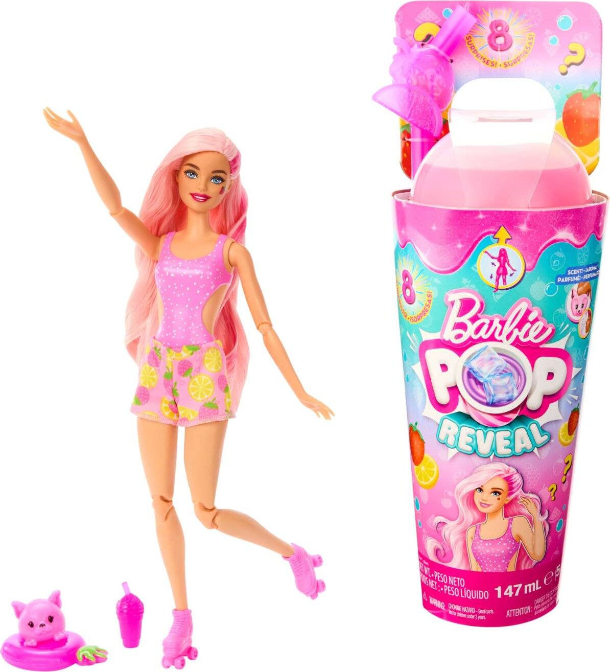 Billede af Barbie - Pop Reveal - Juicy Fruits - Strawberry Lemonade hos Gucca.dk