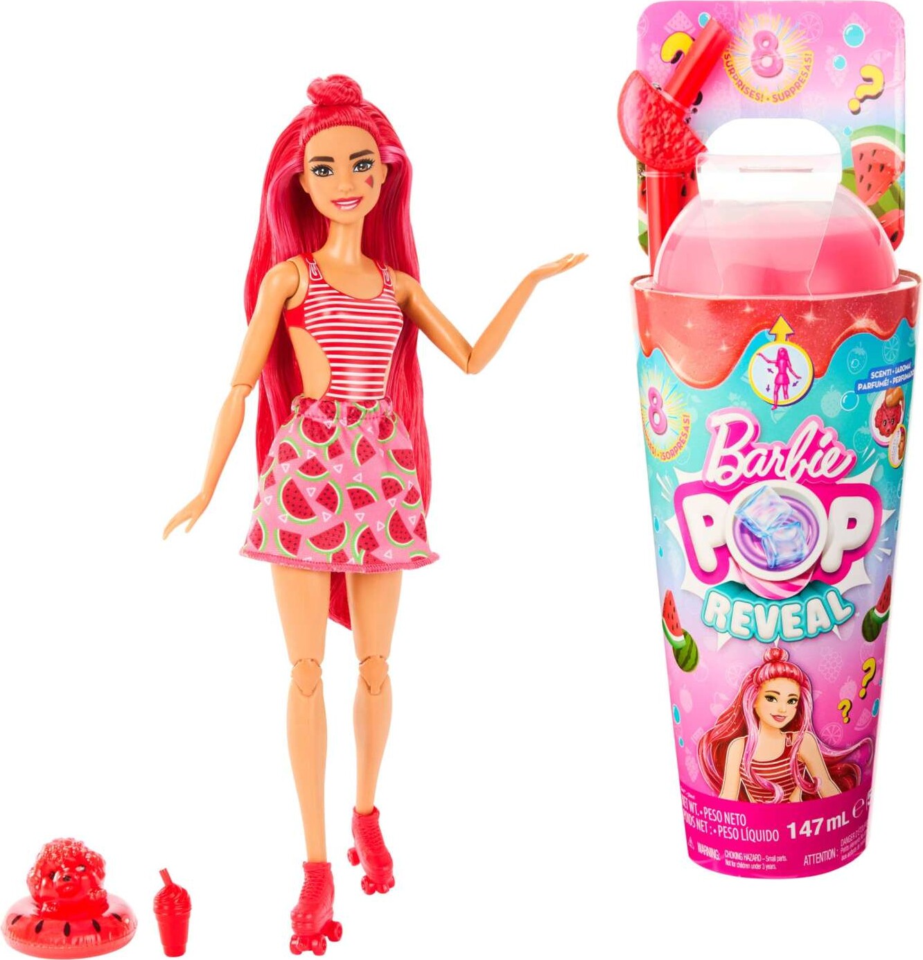Barbie - Pop Reveal - Juicy Fruits - Watermelon Crush - Mattel
