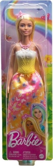 Barbie - Royal Prinsesse Dukke - Gul - Mattel Hrr09