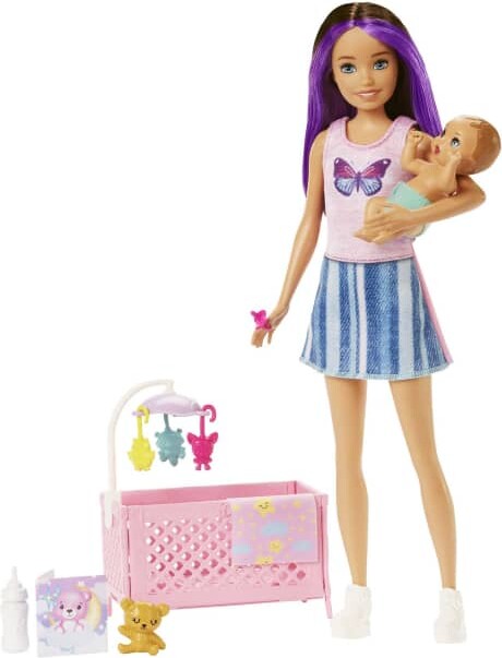 Barbie - Skipper Dukke - Babysitter Inc - 10+ Dele