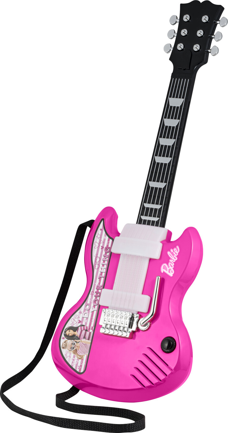 Barbie - Guitar Med Musik Og Whammy Bar - Legetøjsguitar