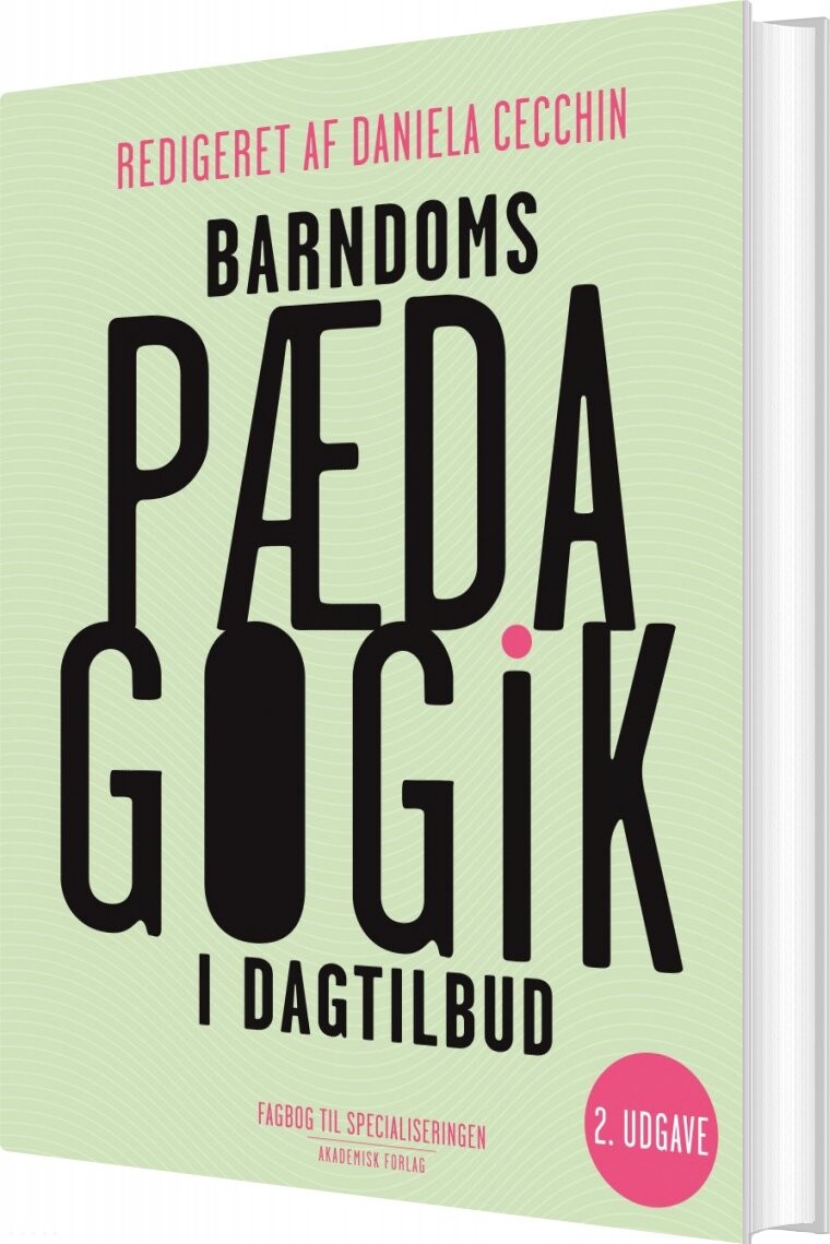 Billede af Barndomspædagogik I Dagtilbud - Daniela Cecchin - Bog