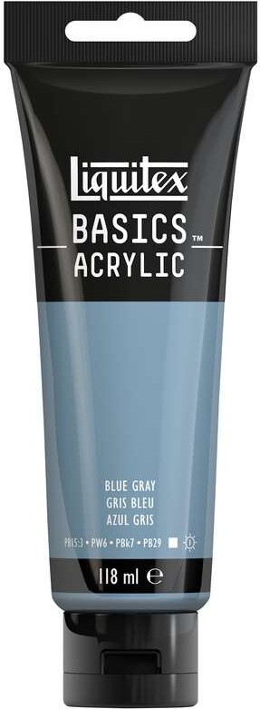 Liquitex - Basics Acrylic - Akrylmaling - Blå Grå 118 Ml