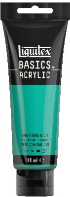Liquitex - Basics Acrylic - Akrylmaling - Lys Aqua Grøn 118 Ml