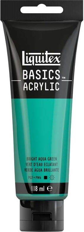 Liquitex - Basics Acrylic - Akrylmaling - Lys Aqua Grøn 118 Ml