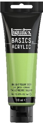 Liquitex - Basics Acrylic - Akrylmaling - Gul Grøn 118 Ml