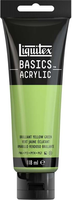 Liquitex - Basics Acrylic - Akrylmaling - Gul Grøn 118 Ml