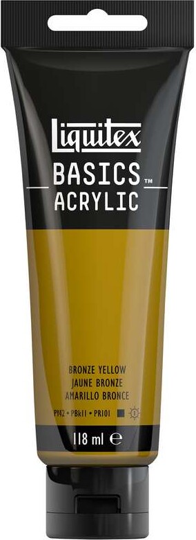 Liquitex - Basics Acrylic - Akrylmaling - Bronze Gul 118 Ml