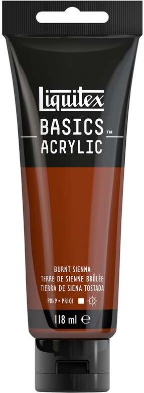 Liquitex - Basics Akrylmaling - 118 Ml - Burnt Sienna 127