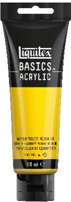 Liquitex - Basics Acrylic - Akrylmaling - Cadmium Gul Medium 118 Ml