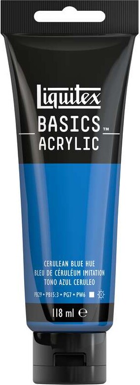 Liquitex - Basics Acrylic - Akrylmaling - Cerulean Blå 118 Ml