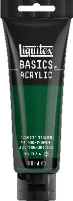 Liquitex - Basics Acrylic - Akrylmaling - Dyb Grøn Permanent 118 Ml