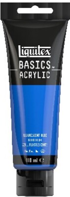 Liquitex - Basics Acrylic - Akrylmaling - Fluorescerende Blå 118 Ml