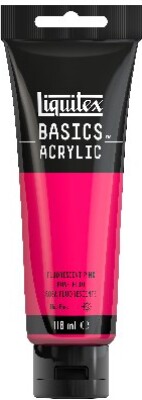Liquitex - Basics Acrylic - Akrylmaling - Fluorescerende Pink 118 Ml