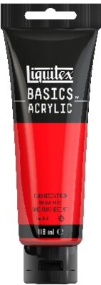 Liquitex - Basics Acrylic - Akrylmaling - Fluorescerende Rød 118 Ml