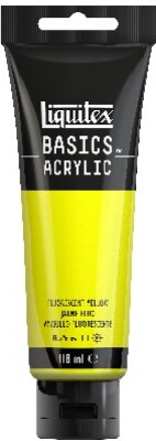 Liquitex - Basics Acrylic - Akrylmaling - Fluorescerende Gul 118 Ml