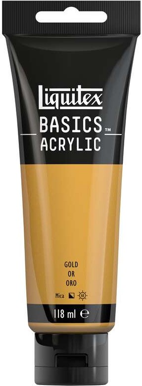 Liquitex - Basics Acrylic - Akrylmaling - Guld 118 Ml