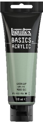 Liquitex - Basics Acrylic - Akrylmaling - Green Grey 118 Ml