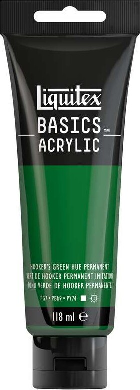 Liquitex - Basics Acrylic - Akrylmaling - Grøn Permanent 118 Ml