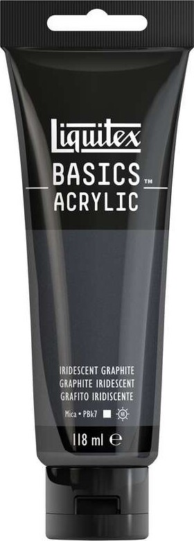 Liquitex - Basics Acrylic - Akrylmaling - Iridescent Grafit 118 Ml