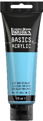 Liquitex - Basics Acrylic - Akrylmaling - Lys Blå Permanent 118 Ml