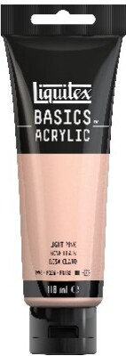 Liquitex - Basics Acrylic - Akrylmaling - Lys Pink 118 Ml