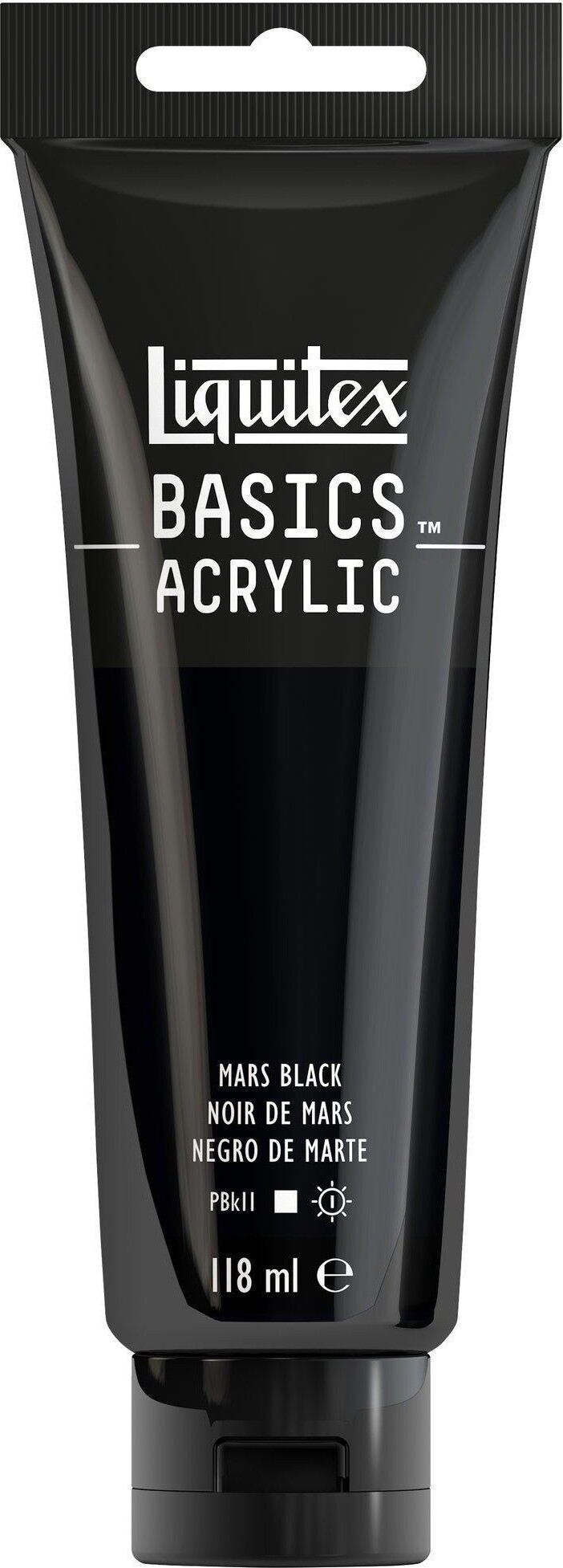 Liquitex - Basics Acrylic - Akrylmaling - Mars Sort 118 Ml billede