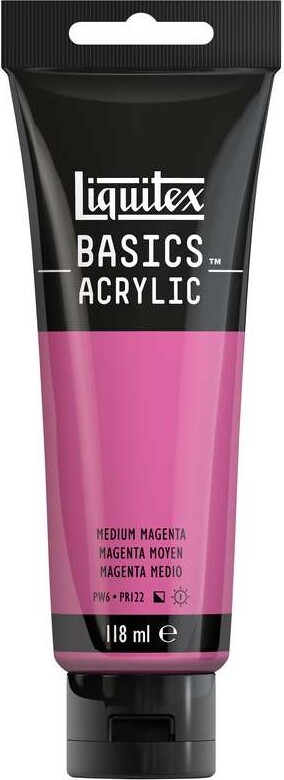 Liquitex - Basics Acrylic - Akrylmaling - Medium Magenta 118 Ml