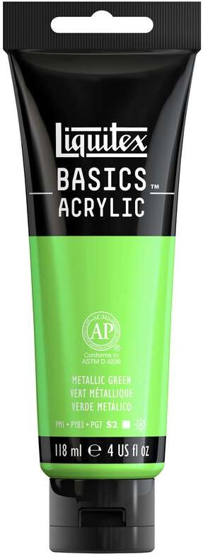 Liquitex - Basics Acrylic - Akrylmaling - Metallic Green 118 Ml