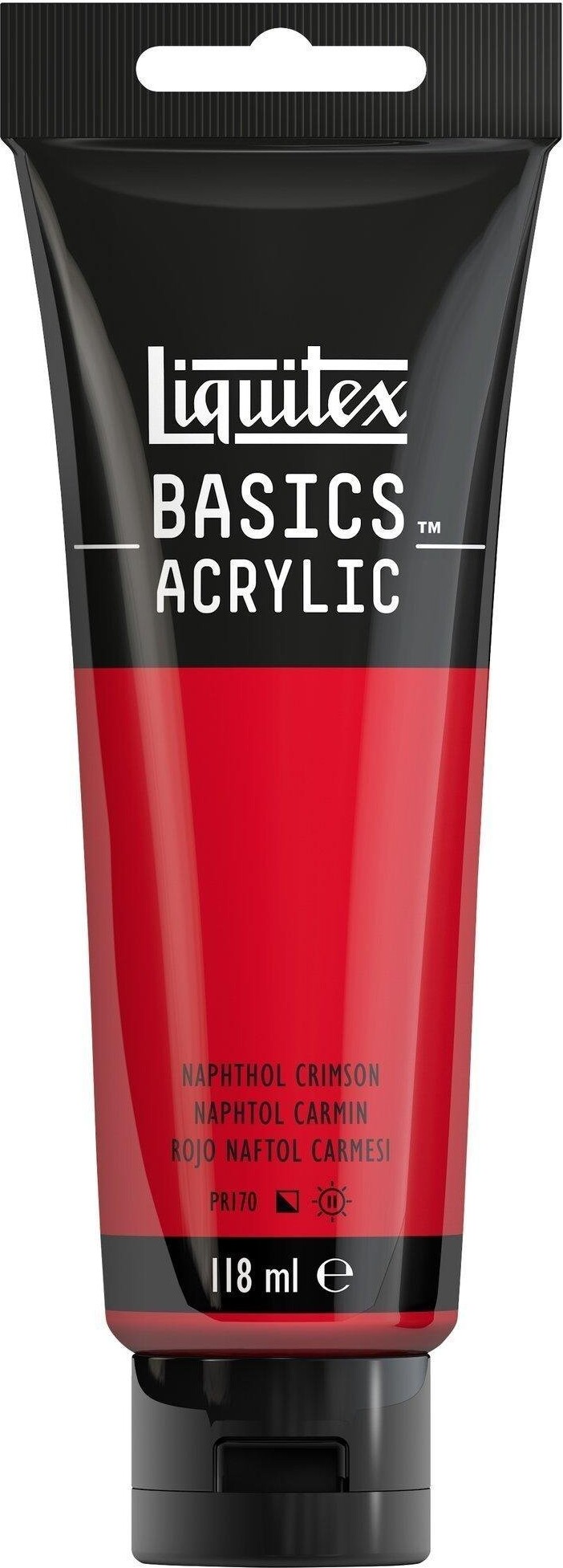 Liquitex - Basics Acrylic - Akrylmaling - Naphthol Crimson Rød 118 Ml