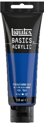 Liquitex - Basics Acrylic - Akrylmaling - Phthalocyanin Blå 118 Ml