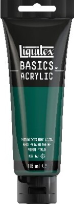 Liquitex - Basics Acrylic - Akrylmaling - Phthalocyanin Grøn 118 Ml