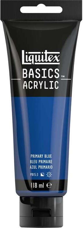 Liquitex - Basics Acrylic - Akrylmaling - Primær Blå 118 Ml