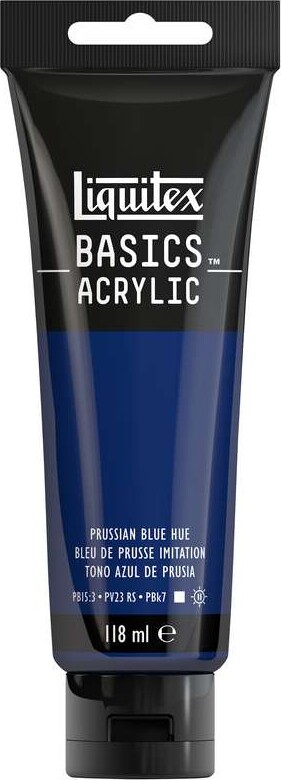 Liquitex - Basics Acrylic - Akrylmaling - Prussian Blue Hue 118 Ml