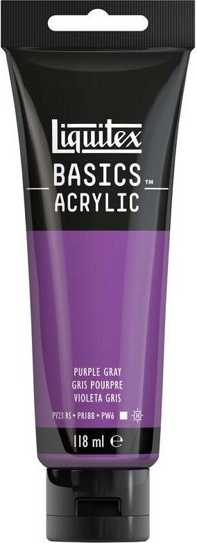 Liquitex - Basics Acrylic - Akrylmaling - Lilla Grå 118 Ml