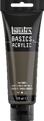 Liquitex - Basics Acrylic - Akrylmaling - Raw Umber 118 Ml 331 - 8870045 -