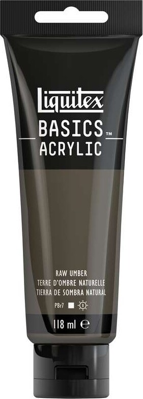 Liquitex - Basics Acrylic - Akrylmaling - Raw Umber 118 Ml 331 - 8870045 -