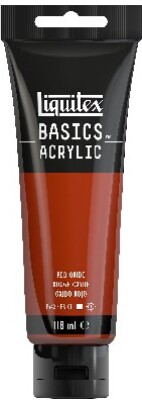 Liquitex - Basics Acrylic - Akrylmaling - Red Oxide 118 Ml