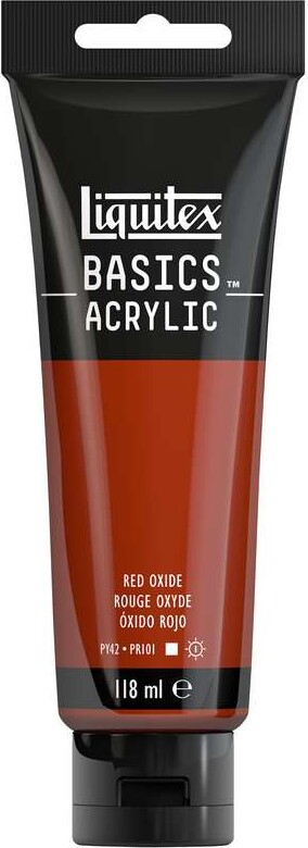 Liquitex - Basics Acrylic - Akrylmaling - Red Oxide 118 Ml