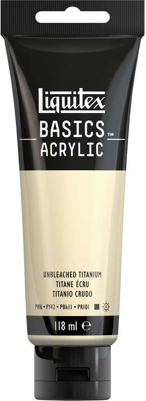 Liquitex - Basics Acrylic - Akrylmaling - Unbleached Titanium 118 Ml