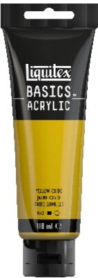 Liquitex - Basics Acrylic - Akrylmaling - Yellow Oxide 118 Ml 416 - 8870031 -