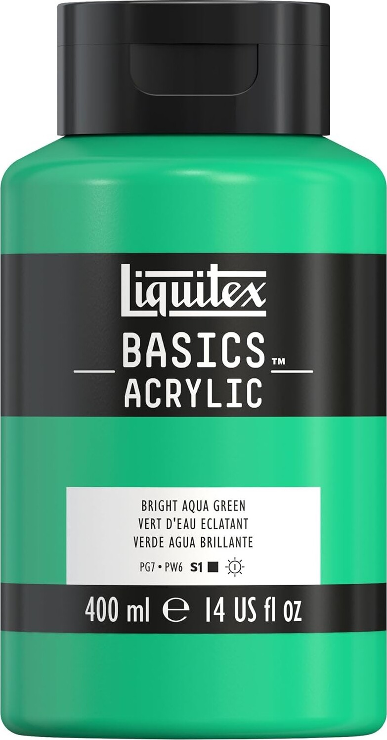 Liquitex - Basics Akrylmaling - Bright Aqua Green 400 Ml