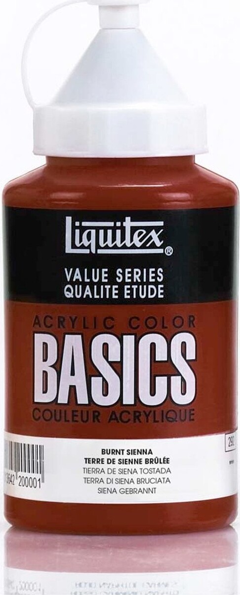 Liquitex - Basics Akrylmaling - Burnt Sienna 400 Ml