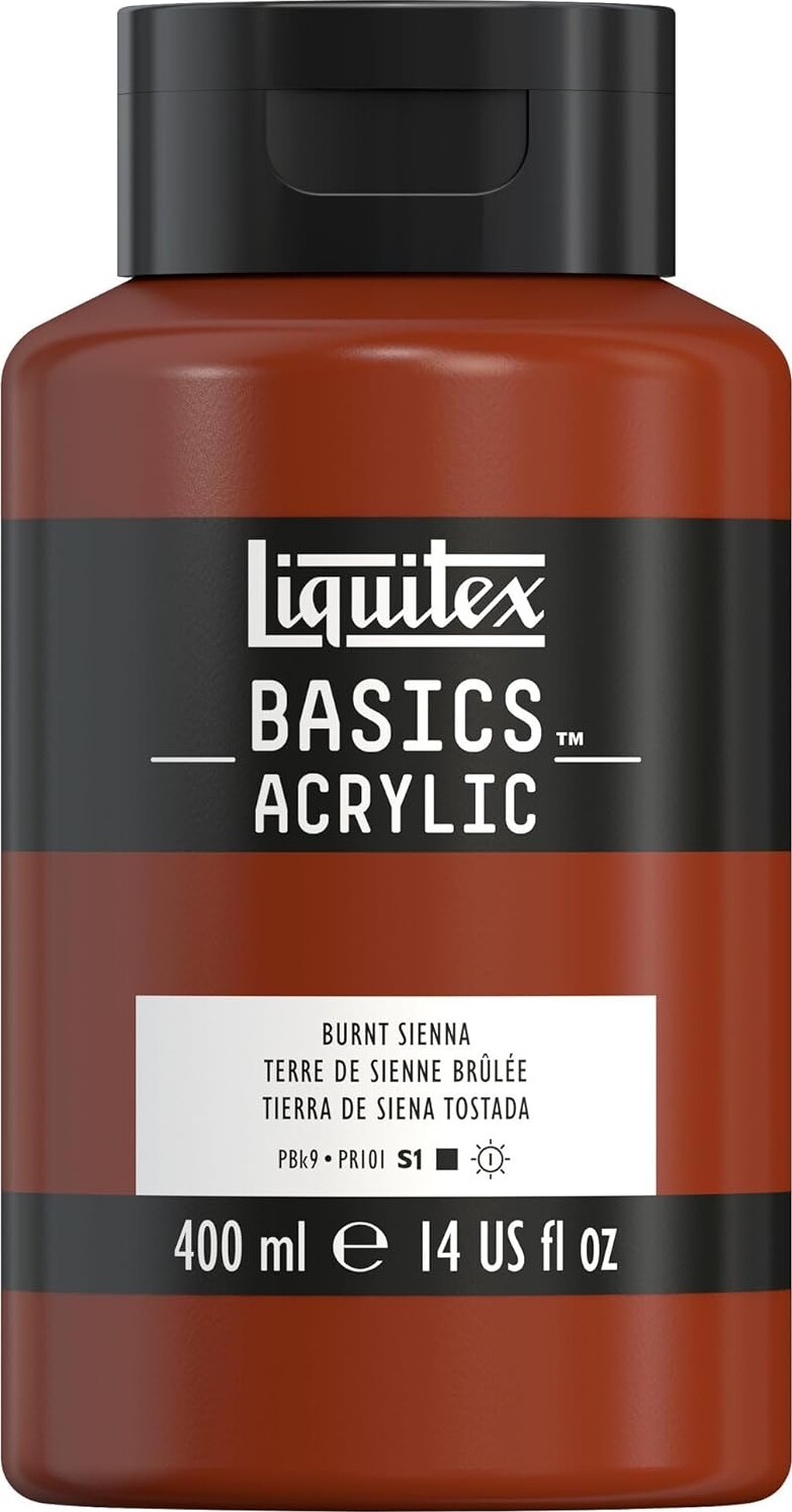 Liquitex - Basics Akrylmaling - Burnt Sienna 400 Ml