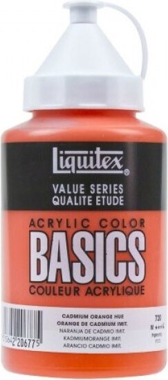 Liquitex - Basics Akrylmaling - Cadmium Orange Hue 400 Ml